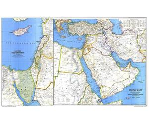 1978 Carte du Moyen-Orient