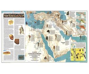 1978 Premières civilisations du Moyen-Orient (carte)