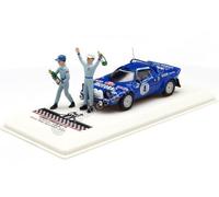 Ixosport Modèle 1/43 Lancia Stratos HF Monte-Carlo 1979 Vainqueur n°4 Darniche/Mahe avec figurine