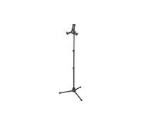 K&M 19798 Pied pour tablette PC Noir - pivotant et orientable jusqu'à 90° - trépied - stable et extensible de manière flexible