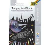 [198] folia Bloc à dessin & à décoration, A3, 130 g/m2, noir