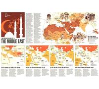 1980 Deux siècles de conflits au Moyen-Orient (carte)