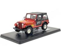 1980 Jeep CJ-7 Renegade Rouge 1:24 WhiteBox 124267
