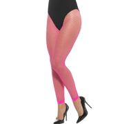 1980s Néon Leggings Femmes 80s Résille Déguisement Rembobiner Accessoire Aerob