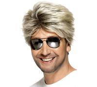 1980s Rue Perruque Blanc Blond Garçon Bande 80s Déguisement Adulte Hommes Femmes