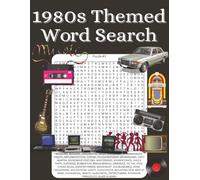 1980s themed word search: Large print word searches with easy to read 2500+ words, vintage, old, nostalgia, music, r&b, disco, rock | 8.5x11 inches, ... gift for vacations, holidays and free times