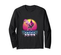 1981 Année du Coq Vaporwave Manche Longue