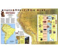 1982 Archéologie de l'Amérique du Sud (carte)
