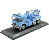 1982 Camion Grue MAN F8 Bleu 1:43 IXO Models TRU043B.22