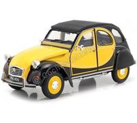 1982 Citroen 2CV 6 Charleston Jaune/Noir 1:24 Welly 24009