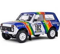 1:18 LADA NIVA White #182 JABOUILLE/SARDOU Paris-Dakar 1984