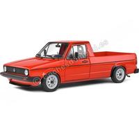 1982 Volkswagen VW Caddy MK1 Personnalisé PickUp Rouge 1:18 Solido S1803511
