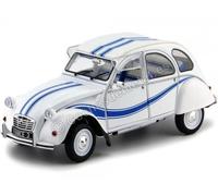 1983 Citroen 2CV6 France 3 Blanc/Bleu 1:18 Solido S1850011