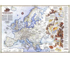 1983 Histoire de l'Europe, les grands tournants (carte)