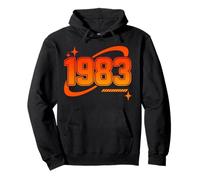 1983 Retro Vintage Bold Bright Design Fun 80s 90s Nostalgie Sweat à Capuche