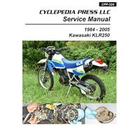 1984-2005 Kawasaki KLR250 KL250 Dual Sport Cyclepedia Printed Motorcycle Service Manual