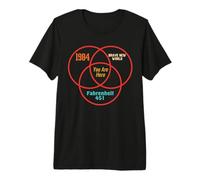 1984 Brave New World You are Here Fahrenheit 451 vêtements T-Shirt Haut de Gamme