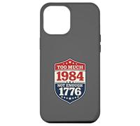 1984 Dystopian Reference Anti Tyrannie Freedom Loving Coque pour iPhone 12 Pro Max