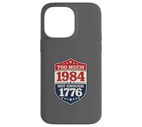 1984 Dystopian Reference Anti Tyrannie Freedom Loving Coque pour iPhone 14 Pro Max
