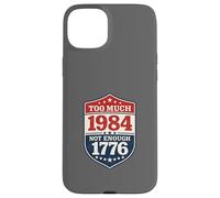 1984 Dystopian Reference Anti Tyrannie Freedom Loving Coque pour iPhone 15 Plus