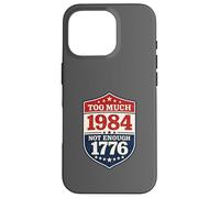 1984 Dystopian Reference Anti Tyrannie Freedom Loving Coque pour iPhone 16 Pro