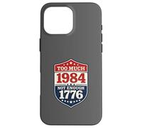 1984 Dystopian Reference Anti Tyrannie Freedom Loving Coque pour iPhone 16 Pro Max