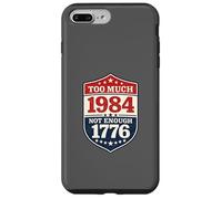 1984 Dystopian Reference Anti Tyrannie Freedom Loving Coque pour iPhone 7 Plus/8 Plus
