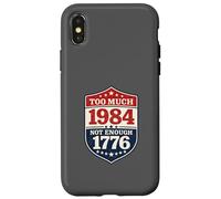 1984 Dystopian Reference Anti Tyrannie Freedom Loving Coque pour iPhone X/XS