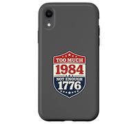 1984 Dystopian Reference Anti Tyrannie Freedom Loving Coque pour iPhone XR