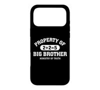 1984 Dystopian Truth Ministry 2+2=5 Propriété de Big Brother Coque pour iPhone 17 Pro Max
