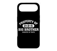 1984 Dystopian Truth Ministry 2+2=5 Propriété de Big Brother Coque pour iPhone Air