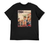 1984 George Orwell T-Shirt Black Mens Tee Unisex Shirt L