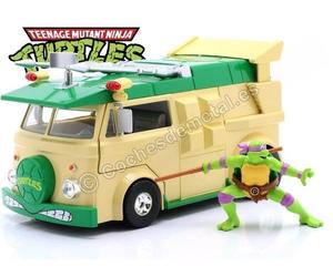 1984 Party Wagon + Donatello "Tortues Ninja" 1:24 Jada Toys 34529 253285003