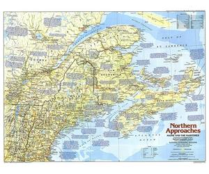 1985 Approches Nord du Maine aux Maritimes (carte)