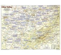 1985 Carte de la vallée de l'Ohio