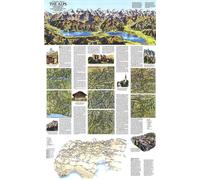 1985 Carte des Alpes à l'usage des voyageurs