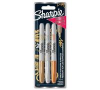 [1986006] Sharpie Marqueur permanent métallisé, carte blister de 3