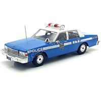 1987 Chevrolet Caprice "Département de Police de New York NYPD" Bleu/Blanc 1:18