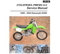 1988-2004 Kawasaki KX60 Two Stroke Cyclepedia Printed Motorcycle Service Manual