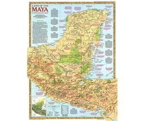1989 Carte de la terre des Mayas