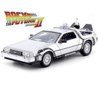 1989 DeLorean DMC 12 "Retour vers le Futur II + Roues Version Vol" 1:24 Welly 22