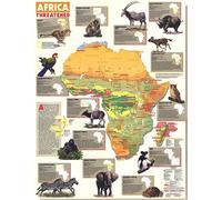 1990 Carte de l'Afrique menacée