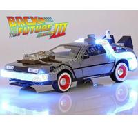 1990 DeLorean DMC 12 "Retour vers le Futur III + Lumières" 1:24 Jada Toys 32166