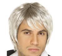 Smiffys Perruque boy band, blonde et brune, style court