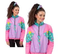 1990s Rétro Veste Survêtement Déguisement Femmes Coupe-Vent Survêtement Haut