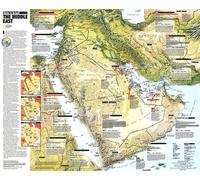 1991 Moyen-Orient, États en crise (carte)