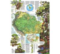 1992 Carte de l'Amazonie, une ressource mondiale en danger
