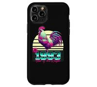 1993 Année du Coq rétro années 80 Vaporwave Zodiaque Chinois Coque pour iPhone 11 Pro