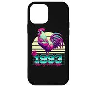 1993 Année du Coq rétro années 80 Vaporwave Zodiaque Chinois Coque pour iPhone 12 Mini