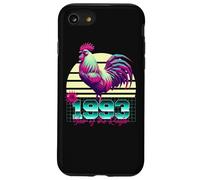 1993 Année du Coq rétro années 80 Vaporwave Zodiaque Chinois Coque pour iPhone SE (2020) / 7/8
